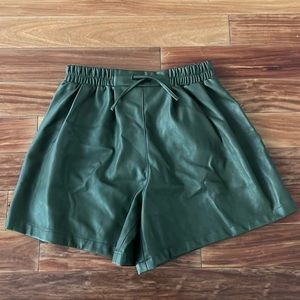 Zara Girls Leather Shorts